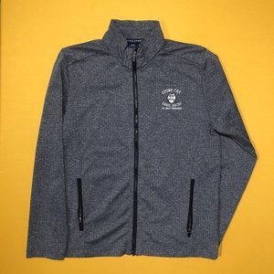 Devon & Jones Men's Size M Gray Full Zip Front Jacket